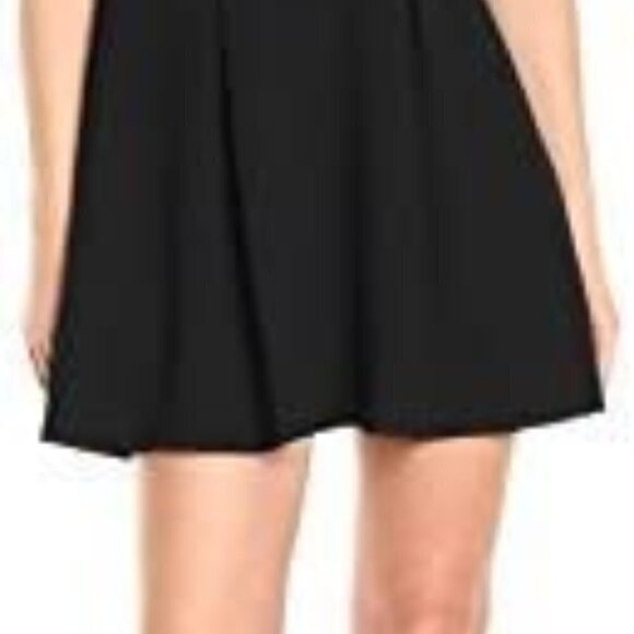 BCBGeneration Women's Black Lace Fit & Flare Dress  Size 0  EXCELLENT CONDITION - Picture 5 of 17